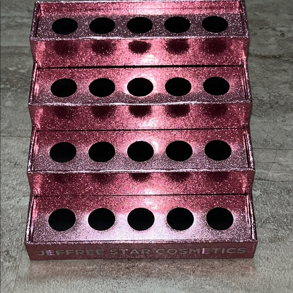 Jeffree Star Pink Glitter Organizer